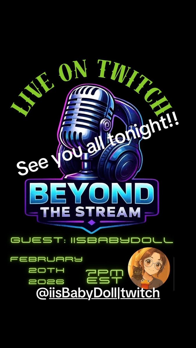Upnbullet's tweet photo. See you all tonight live on #twitch for our next #podcast episode of #beyondthestream. Hope to see you there! #fyp #Supportsmallstreamers @Twitch #repost #contentcoming https://t.co/2SYD5CHxbz