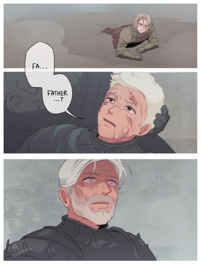 『He had never possessed his brother Baelor’s gifts that made friends and allies come easily, and after his brother’s death at his hands—however inadvertent—he became even more stern and unforgiving.』