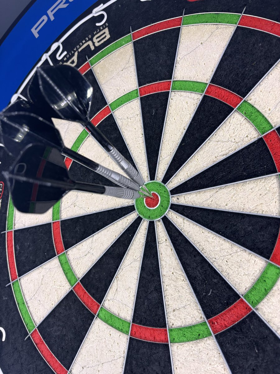 Never ever done this before and I doubt I’ll ever do it again! #darts #bullseye