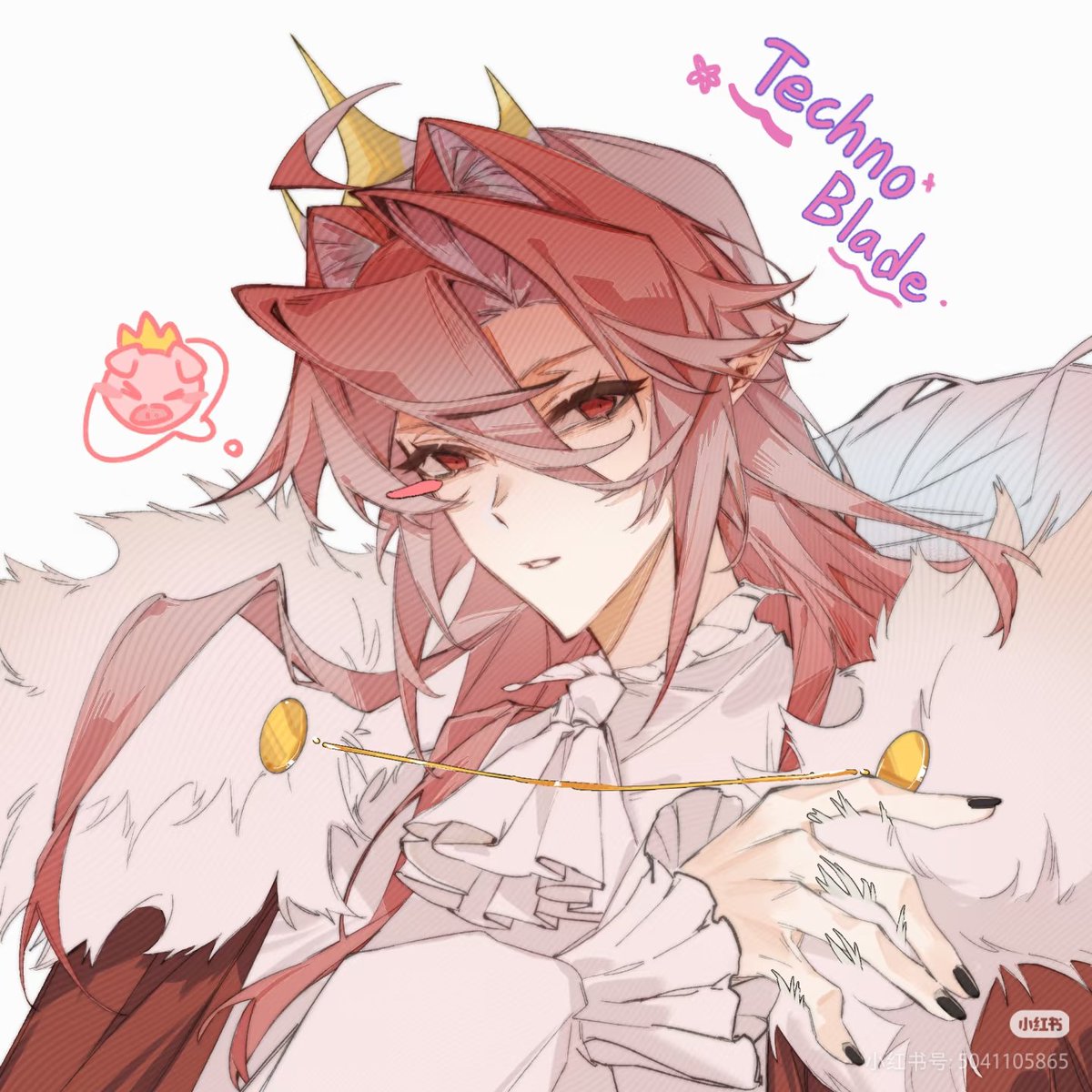 yeah im back lol
#technobladefanart