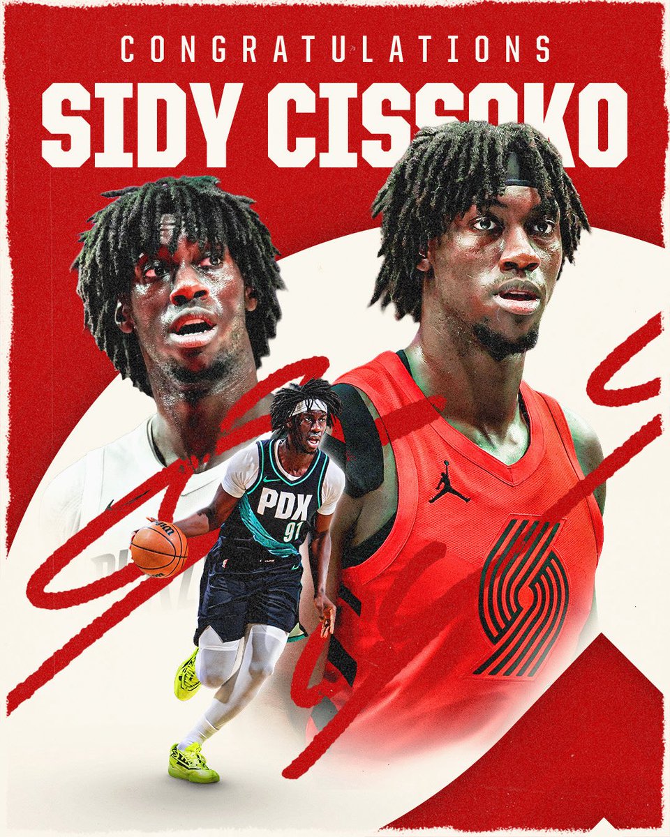 Congrats Sidy! 👏
We have converted Sidy Cissoko to a standard NBA contract.