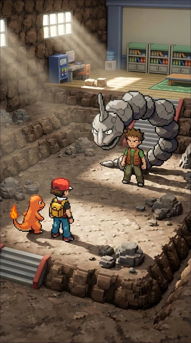 Imagine a Pokemon game like this 😍