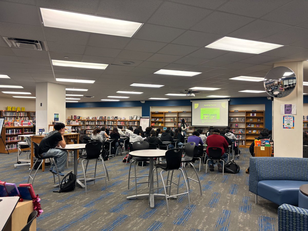 LCHS Library tweet media