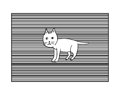 おとなしく描いている。