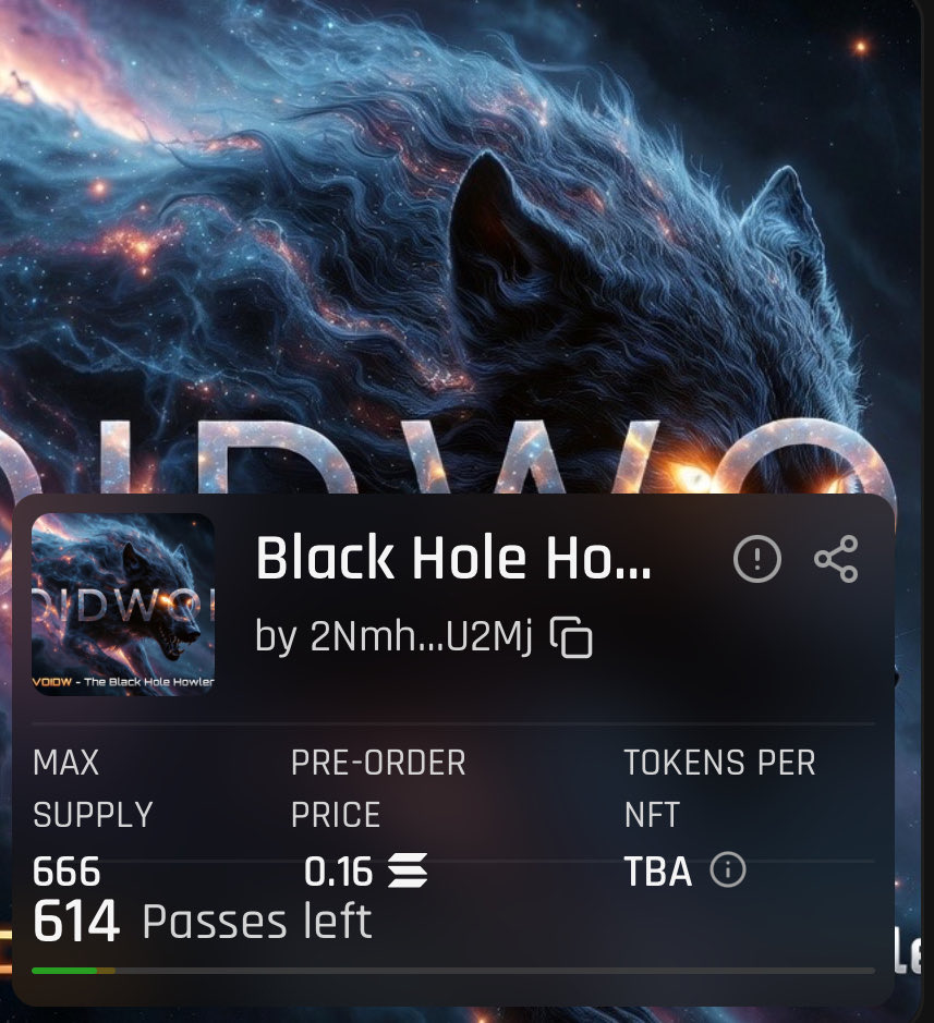 Good morning good morning 

Just 14 mints left to launch 🚀 

VOID WOLF

print.world/#app/pre-order…

Just 11 hours left to finish this off

<a href="/mikadontlouz/">Mika</a> spread the good word around….

Let’s get this finished….