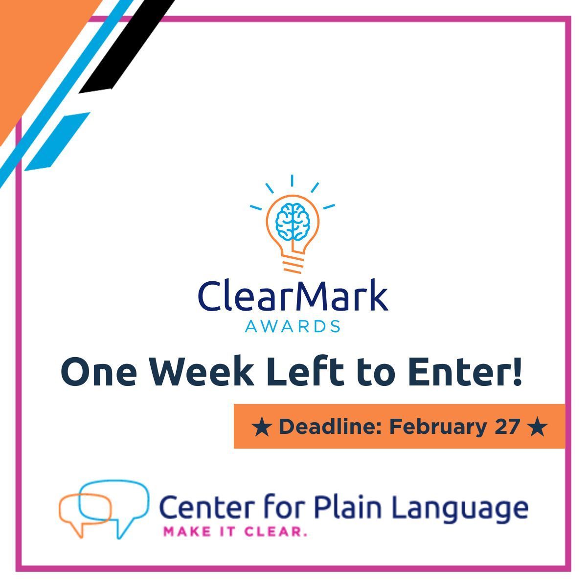 Center for Plain Language tweet media