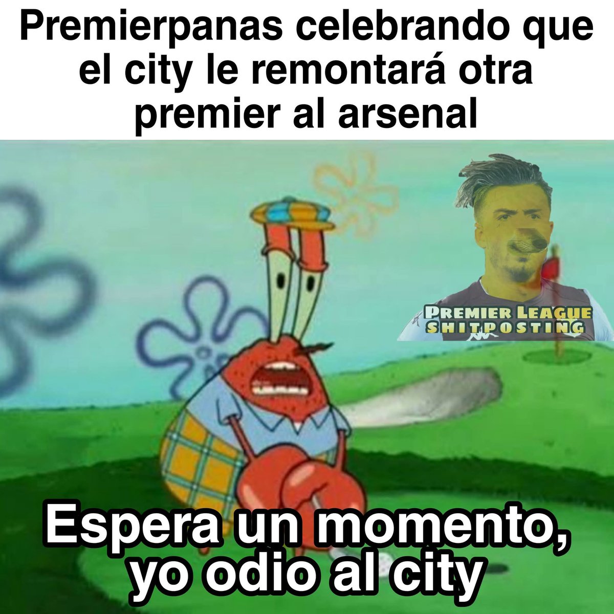 "Y ahí viene el Villa -con media plantilla lesionada y la percepción de la realidad alterada- para coronarse campeón de la Premier luego de más de 40 años"