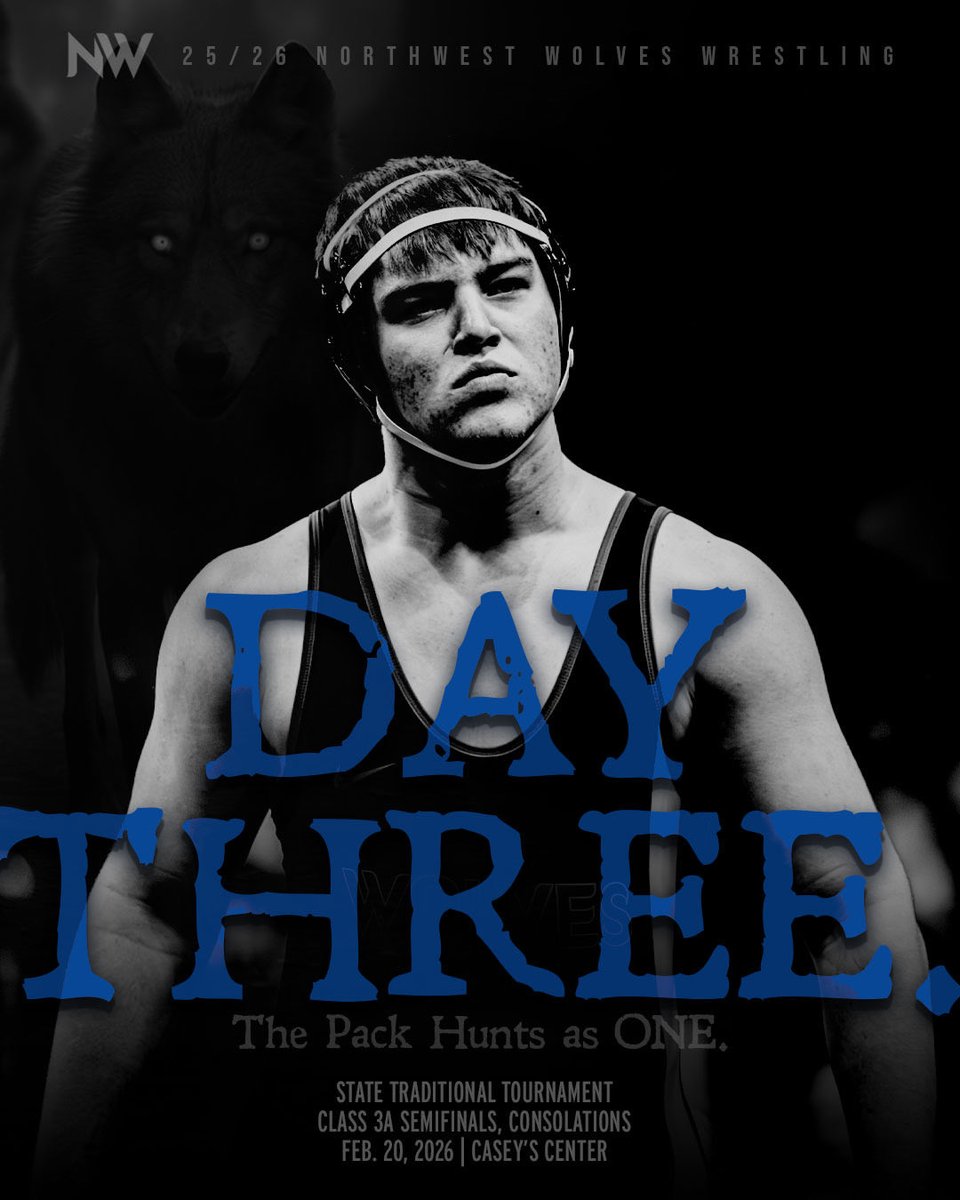 Let's Go Wolves!
🖥 Semifinal matches
🖥 Follow consolation rounds on