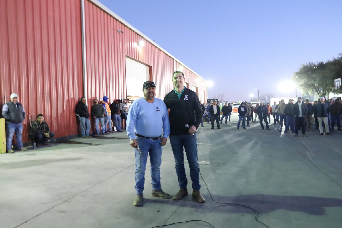 Last week at our monthly safety meeting, Tony Guajardo, our Director of Operations, proudly introduced and presented the very first We Over Me for Agustin Chavez and Whatever It Takes awards for Gabriel Herrera and Eleuterio Castañeda. These recognitions celebrate team members