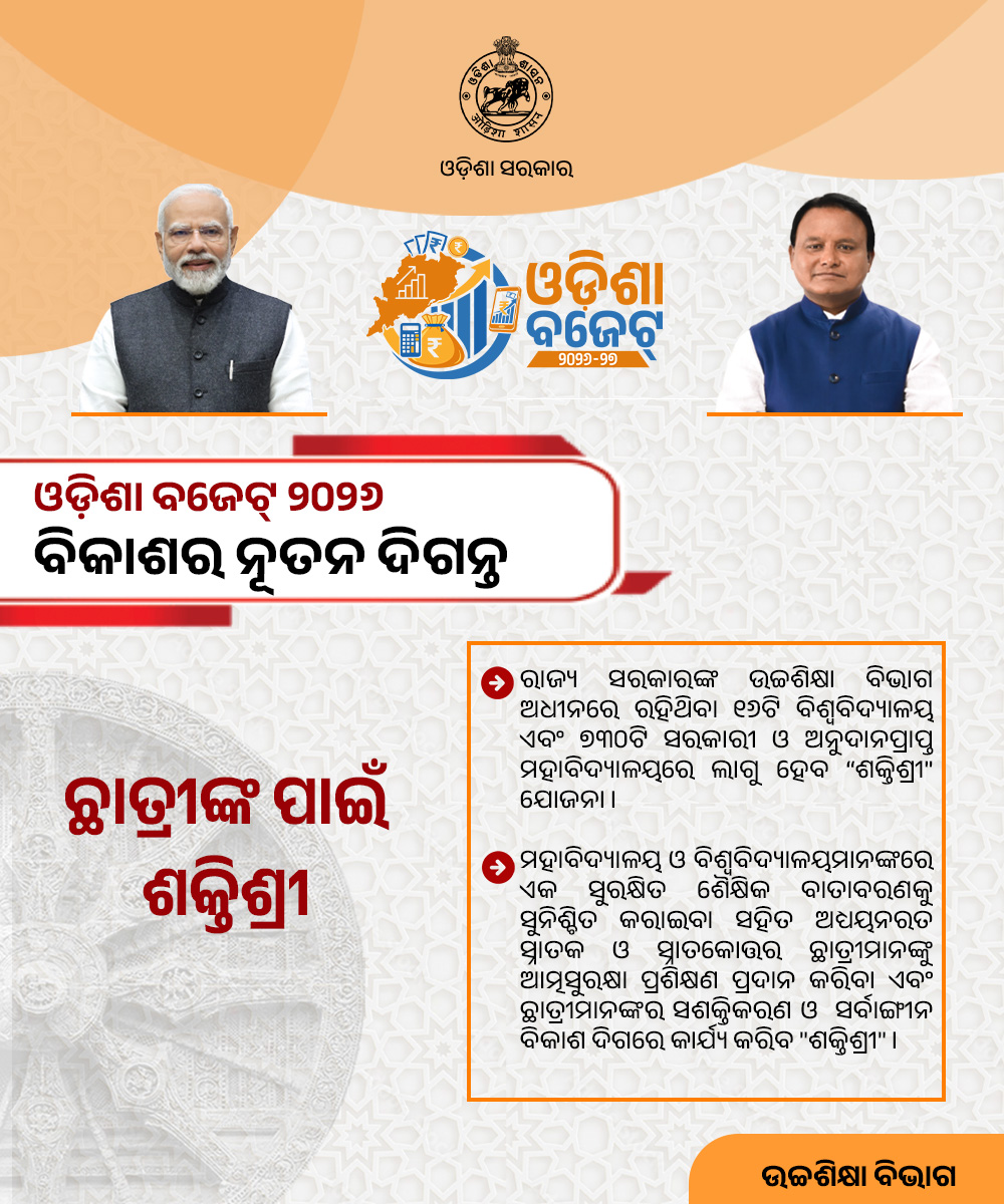 Higher Education Department, Govt. of Odisha 🇮🇳 tweet media