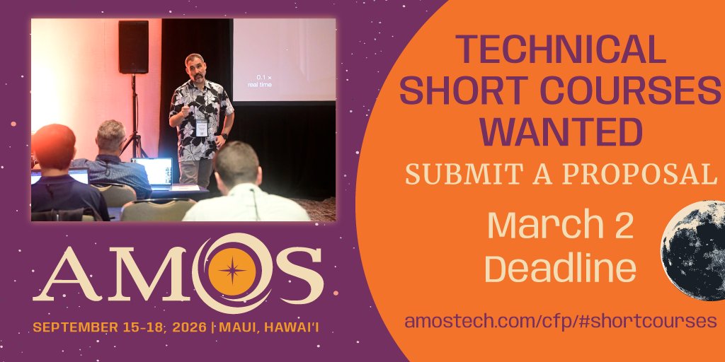 AMOS Conference tweet media