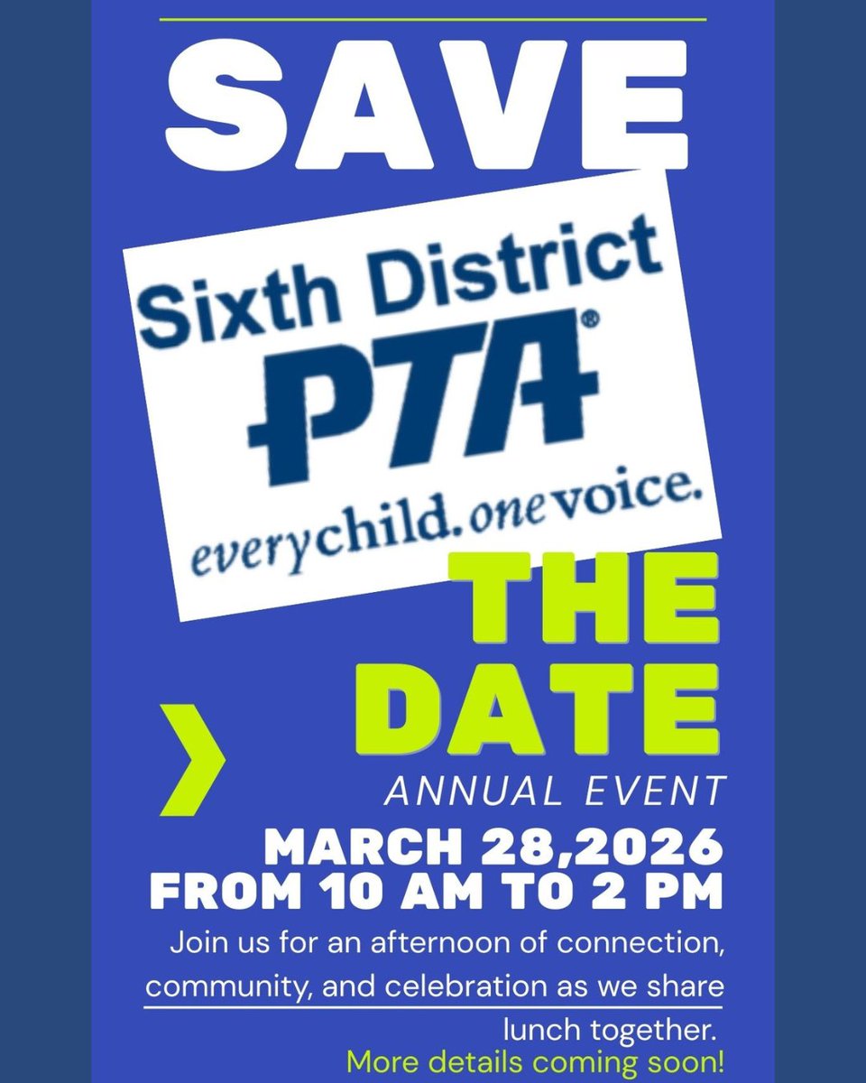Sixth District PTA tweet media