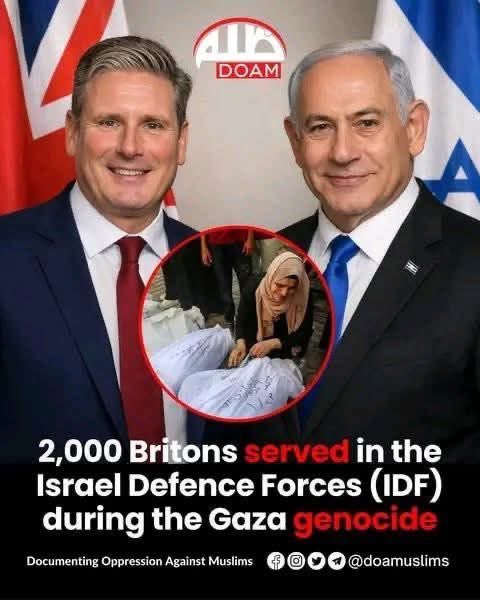 Over 2,000 Britons served for Israel amid #Gaza genocide

More than 2,000 Britons served in the Israel Defence Forces (IDF) during the GAZ4 genocide, it can be revealed.

The information was obtained by Declassified via a Freedom of Information request issued to the IDF by lawyer