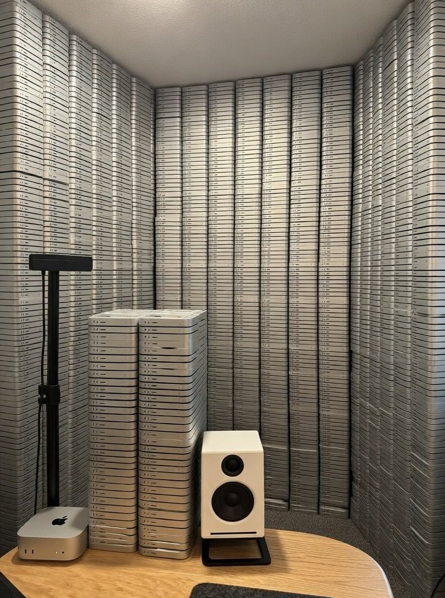 I have built the future

I'm now running 6900 of the most powerful AI models in the world on my desk, completely privately, for just the cost of power.

This is the future. I'm just showing it to you before it arrives
