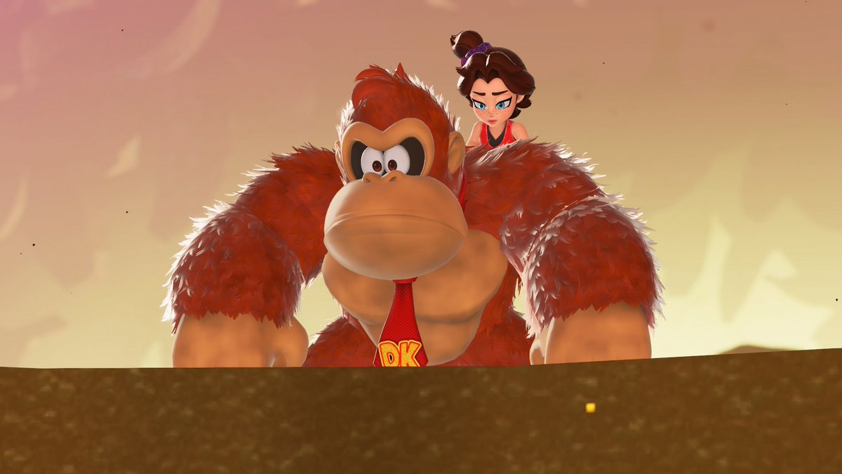 Mi corazón ha dado un vuelco cuando ha aparecido cierto personaje en el centro del planeta!!  De locos este juego. 🍌