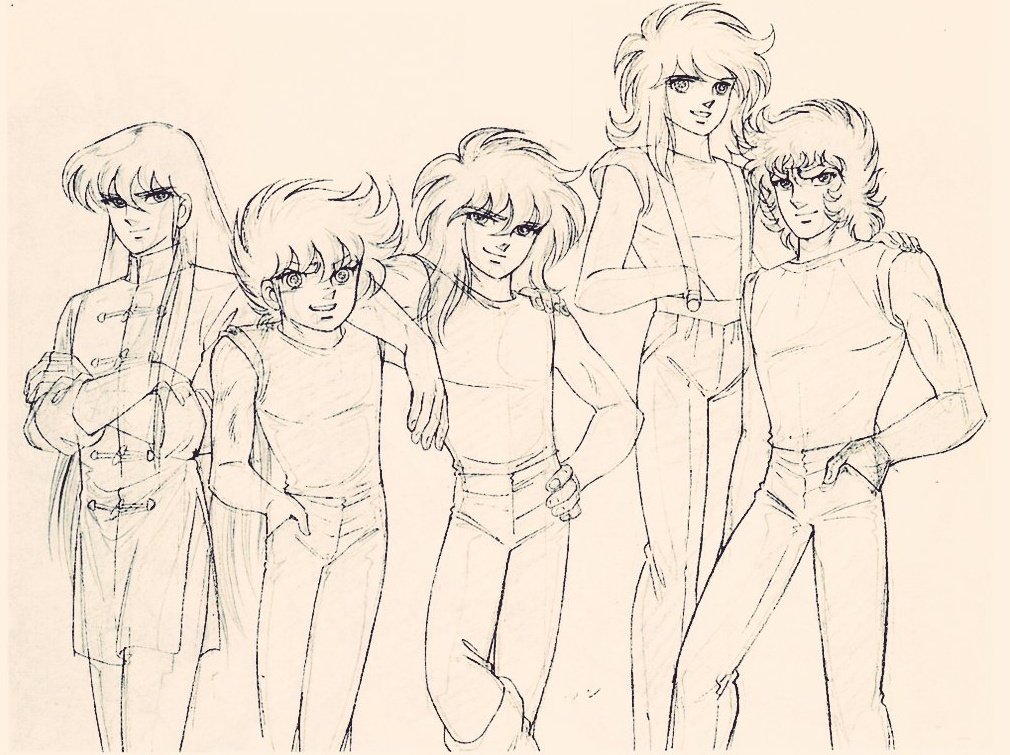 #ArakiFridayArt 1988✨✏️
#SaintSeiya40th #聖闘士星矢40th