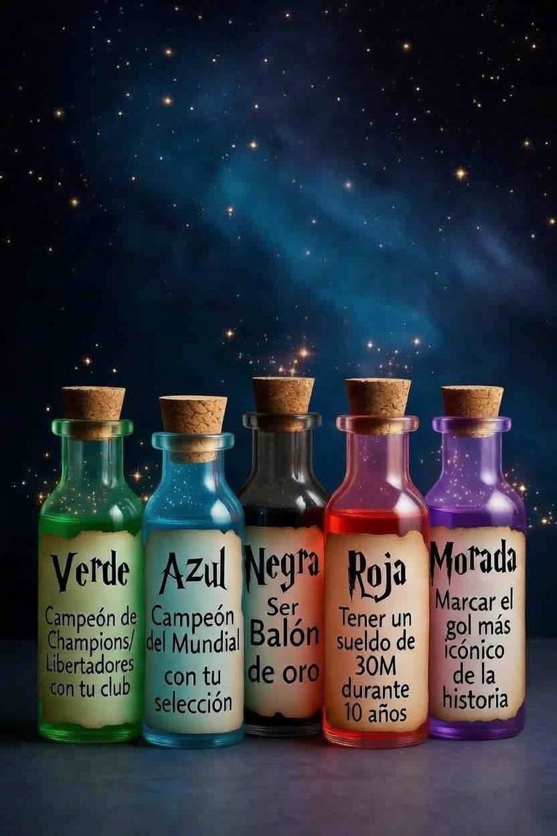 Eres jugador de fútbol.

¿ Qué poción tomas ?