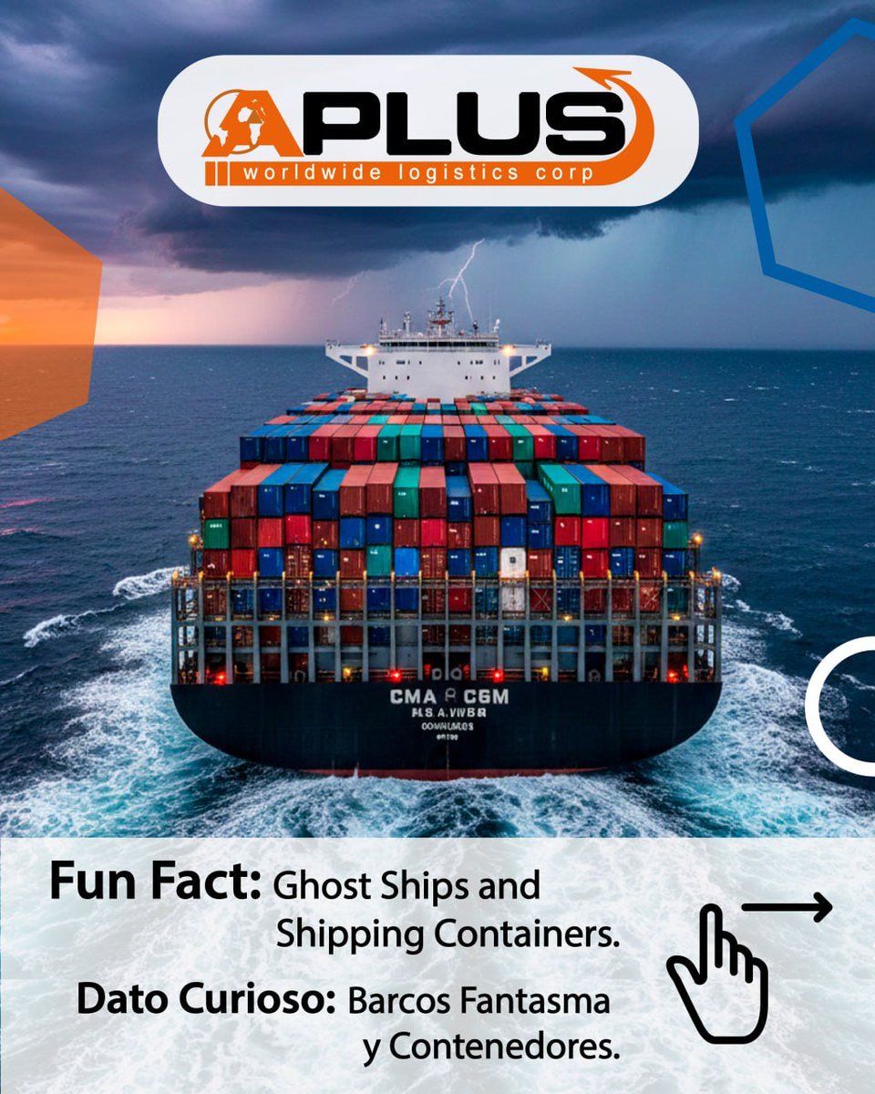 aplusworldwide's tweet image. The ocean hides secrets, but your cargo shouldn't be one of them. We navigate the risks to keep your business moving. 

🌊🛰️ El océano esconde secretos, pero tu carga no debería ser uno de ellos. Navegamos los riesgos para mantener tu negocio en marcha.
#Aplus #CargoTracking