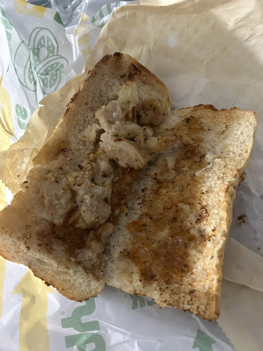 c_mccraw's tweet photo. @SUBWAY please do better. How is this $15?? https://t.co/WnvDY39DkA