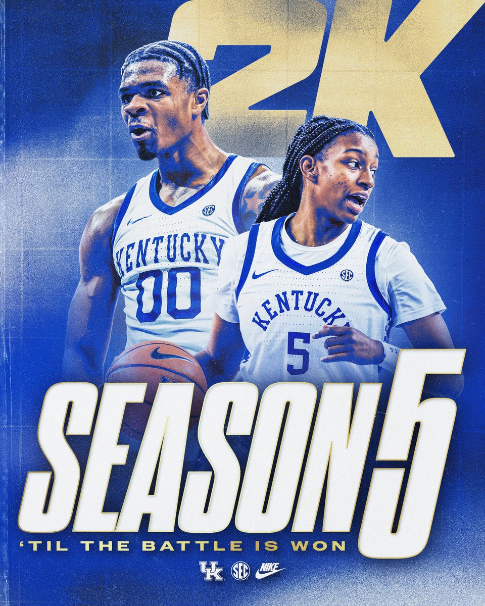 From Lexington to <a href="/NBA2K/">NBA 2K</a> 🎮😼

Season 5 has arrived with <a href="/OtegaOweh/">Otega Oweh</a> (<a href="/KentuckyMBB/">Kentucky Men’s Basketball</a>) &amp; <a href="/t2live5_/">Tonie Morgan</a> (<a href="/KentuckyWBB/">Kentucky Women’s Basketball</a>).