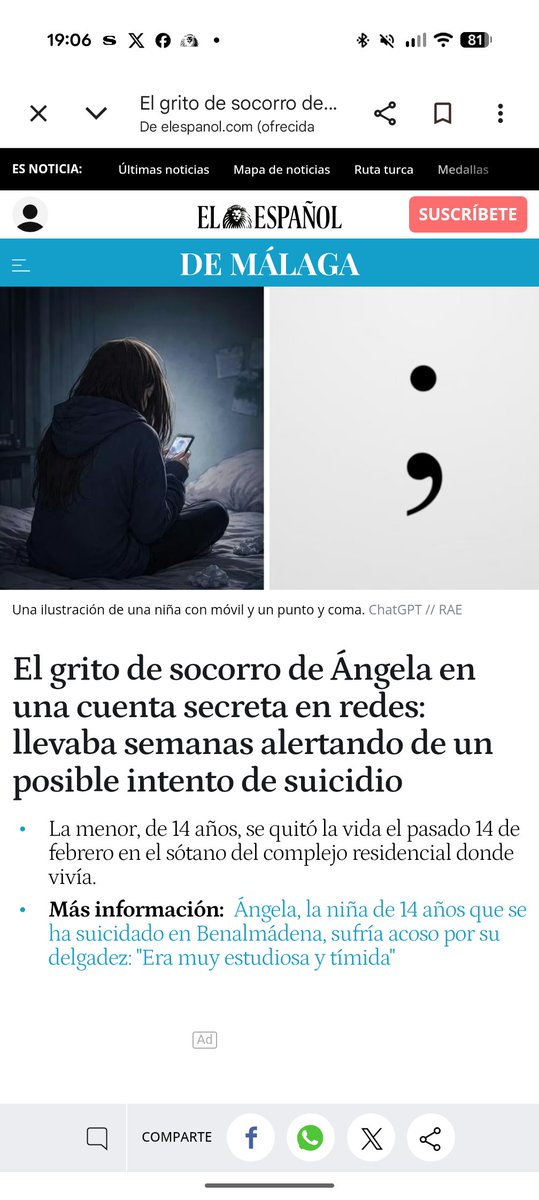 Lo importante esta semana son los therians, cuando todos estos titulares tienen días. ¿Qué está pasando con nuestros niños? ¿Que está pasando en esta sociedad? Cada día me cuesta más entender el mundo en el que vivimos. Se me hace bola la realidad