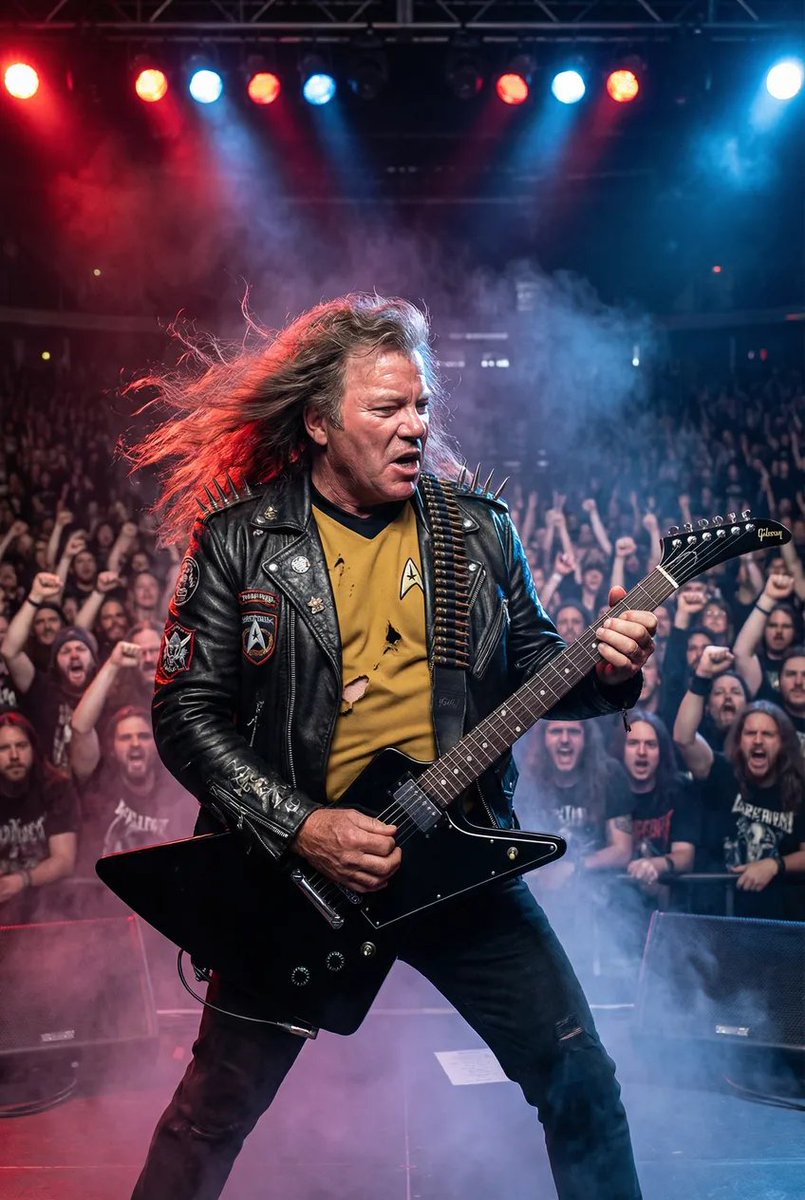 Star Trek actor <a href="/WilliamShatner/">William Shatner</a> is releasing a heavy metal album featuring Zakk Wylde, Ritchie Blackmore and others. 🤘