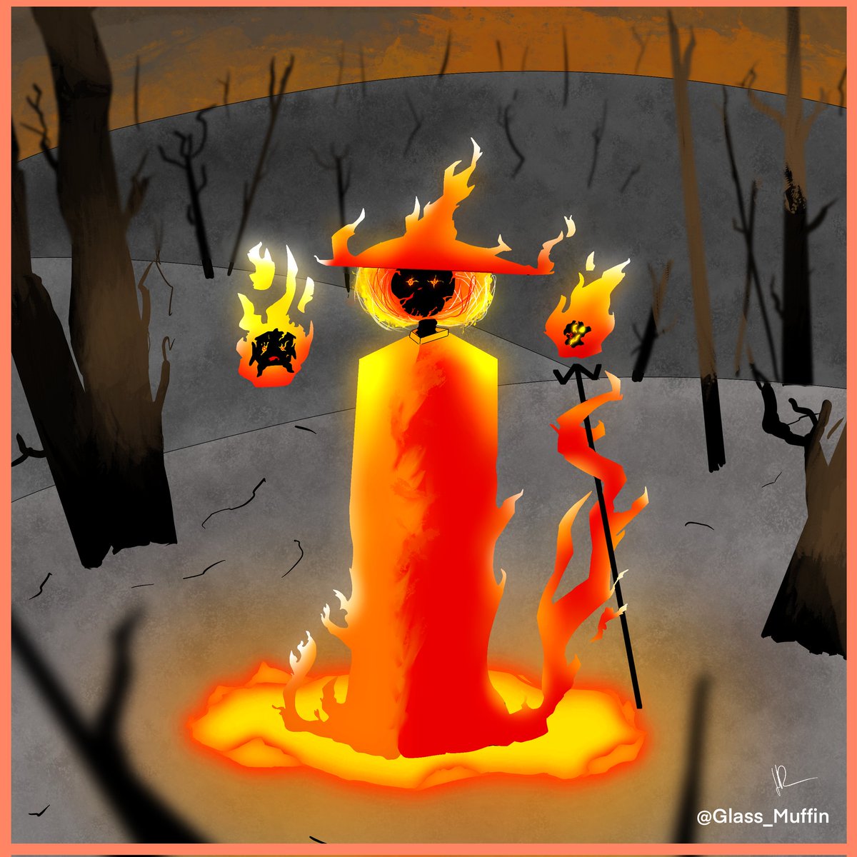 Glass_Muffin's tweet photo. A Wizard on Fire 🔥🧙🏽‍♂️ #wizard https://t.co/9gPE9gOyam