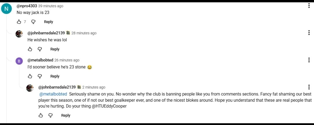 And people wonder why <a href="/hashtagutd/">Hashtag United</a> are banning certain users's comments. Disgraceful. <a href="/Edcooper98/">Eddy Cooper</a> <a href="/mstamp_/">Marcus Stamp</a>