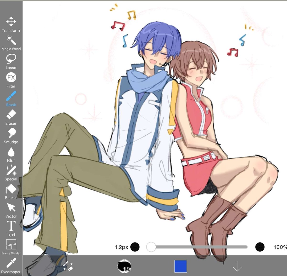 #kaimei V1 💙❤♪