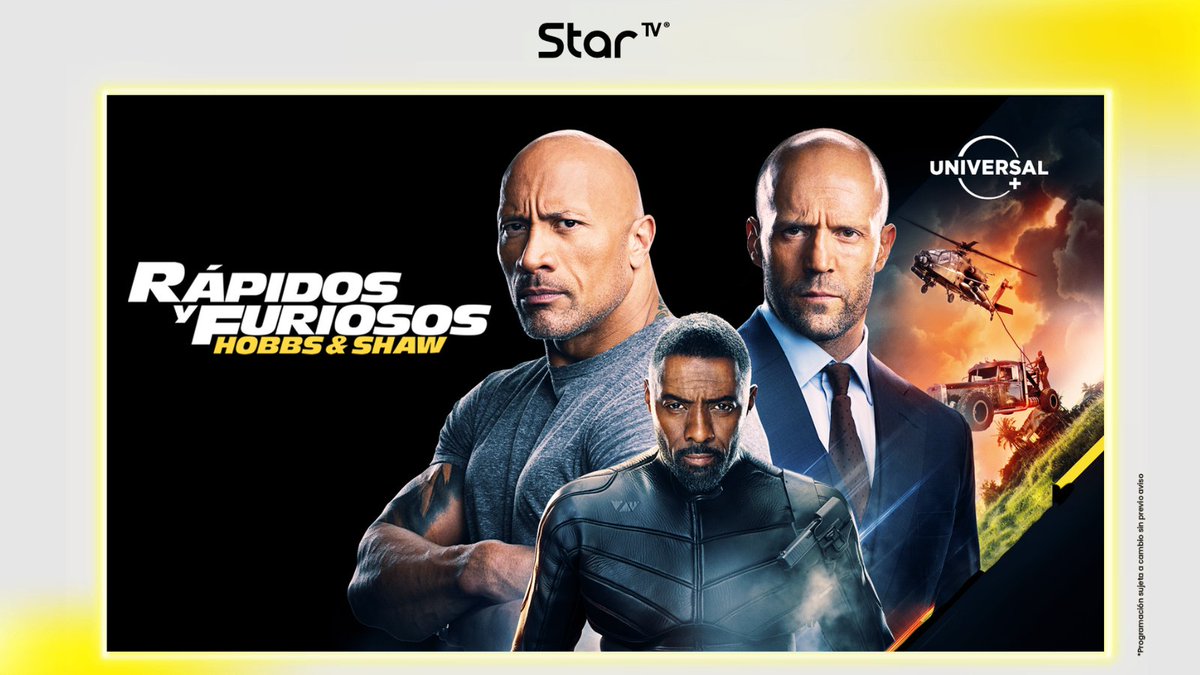 Plan de sábado: acción, pelis y cero pendientes.😌🍿

#LoBuenoDeSerAdulto es tomar el control y disfrutar #UniversalPlus con #StarTV.