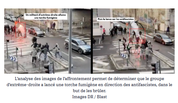 SAllegatiere's tweet image. Je repose ma question à @NunezLaurent : pourquoi aucune interpellation concernant le groupe d'extrême droite qui a participé à la bagarre ? #QuentinD #JeSuisAntifa
blast-info.fr/articles/2026/…