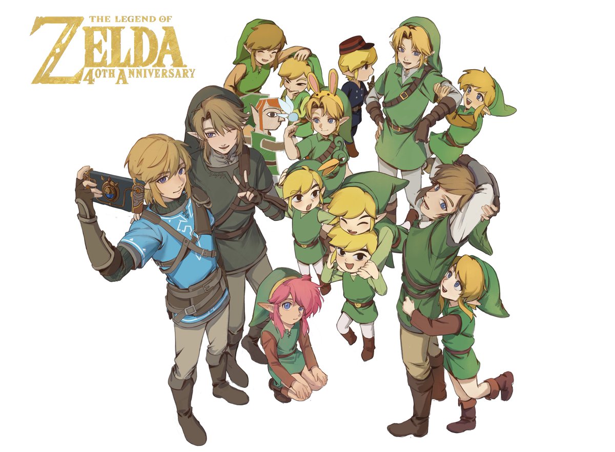 Also, I tried to connect different legends together #ゼルダの伝説