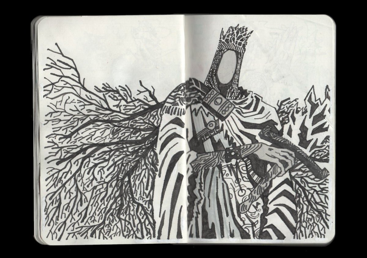 also some spreads from my previous sketchbook