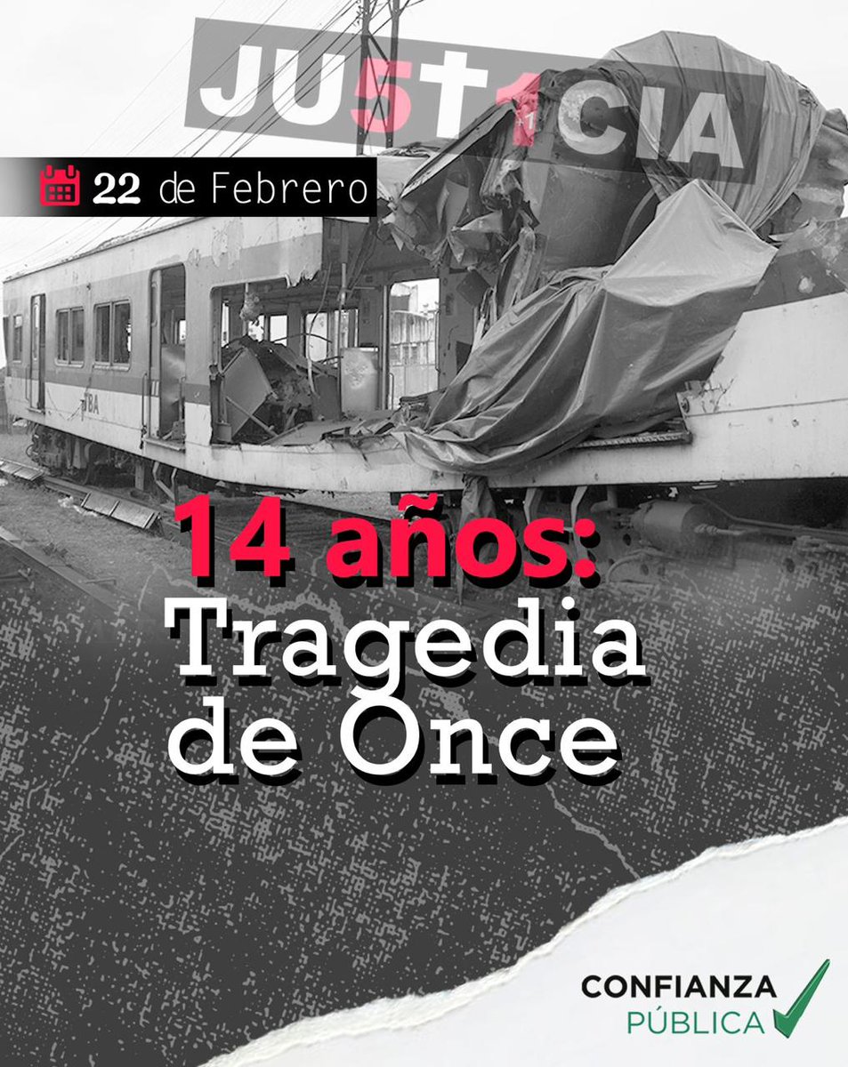 gracielaocana's tweet photo. El 22 de febrero de 2012, 52 personas murieron en la estación Once. No fue una fatalidad: fue el resultado de años de abandono, falta de controles y mala administración de fondos públicos.

Durante mucho tiempo, los funcionarios del kirchnerismo intentaron eludir su responsabilidad. Persiguieron a familiares y buscaron instalar la idea de que se trató de una tragedia motorizada por un error humano. Pero la verdad se abrió paso. 

Hoy honramos a quienes perdieron la vida y acompañamos a sus familias en su reclamo permanente.

A 14 años de la Tragedia de Once, es importante repetirlo y entenderlo: la corrupción mata.
