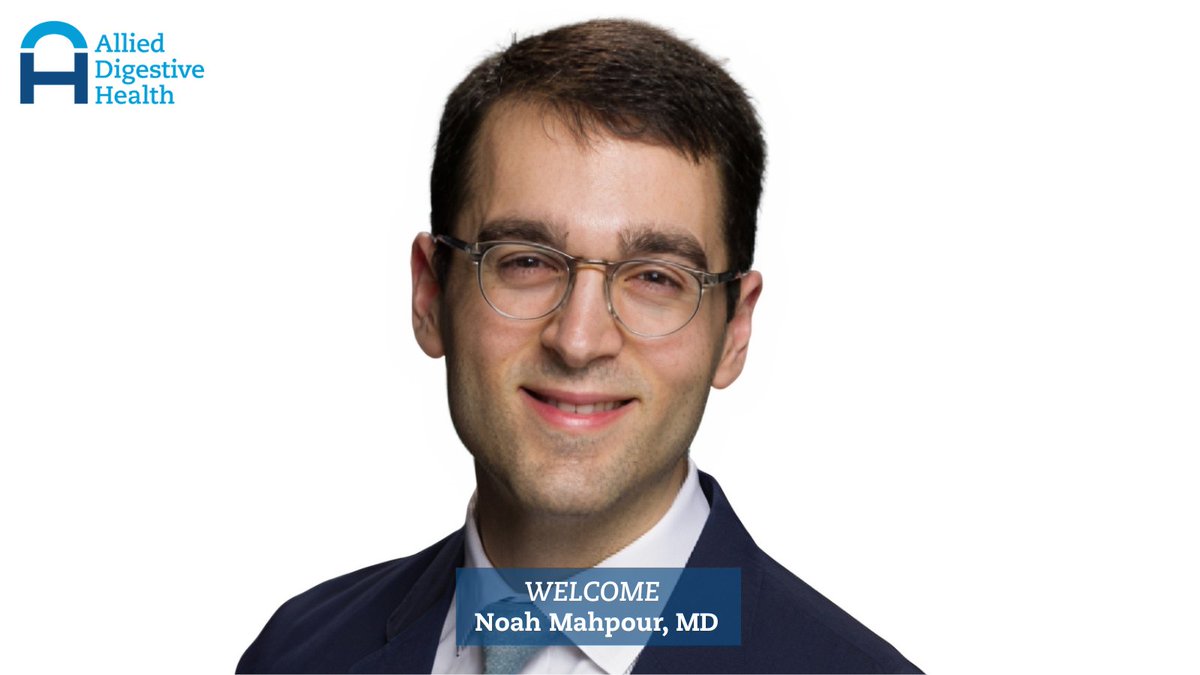 ADHGastro's tweet photo. Join us in welcoming Noah Mahpour, MD to Gastroenterology Group of Northern NJ, where he will be seeing patients at our Englewood and Englewood Cliffs locations. Dr. Mahpour is now accepting new patients. Learn more and schedule online:
https://t.co/UIV9a1tlky https://t.co/u9mJLxokQ3