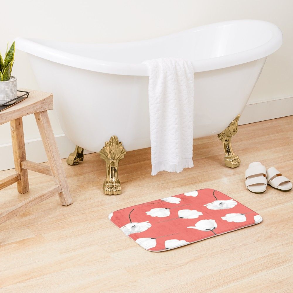 jo_artbyjwp's tweet photo. Step out of the shower onto a soft, spongy, absorbent @redbubble bath mat with poppies pattern on a coral background by ARTbyJWP
https://t.co/wZe8jrCQ4y
In multiple sizes, with a foam cushion and non-slip base!
#bathmat #bathroom #redbubble #ShopNow #Sales https://t.co/fwGpGg33P6