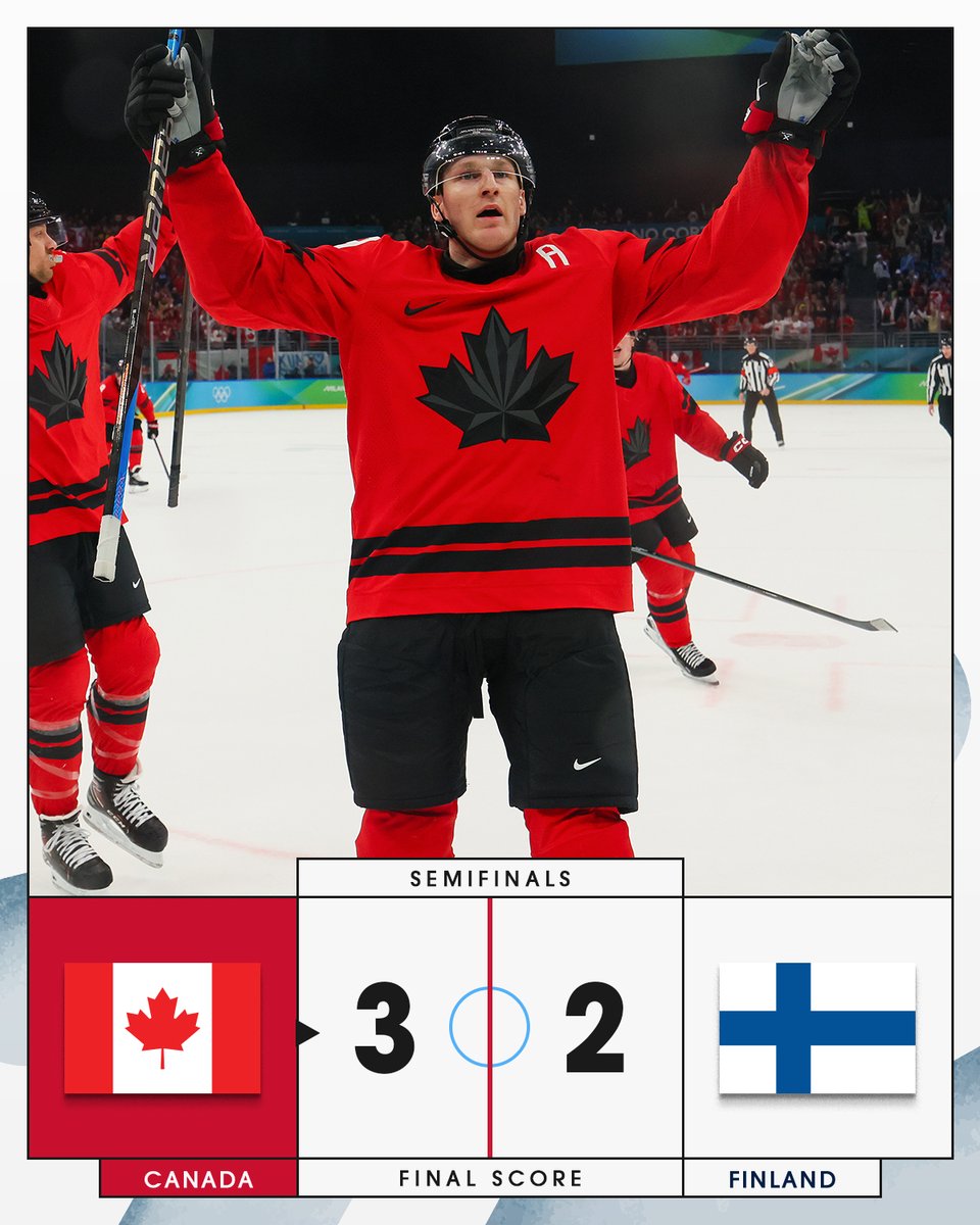 CANADA'S DONE IT!!! THEY'RE MOVING ON! 😱
Watch Canada in the gold medal game at the #MilanoCortina2026 #WinterOlympics SUNDAY at 8:10a ET on @NBCSports, @peacock, @cbcsports, @cbcgem, & @Sportsnet!