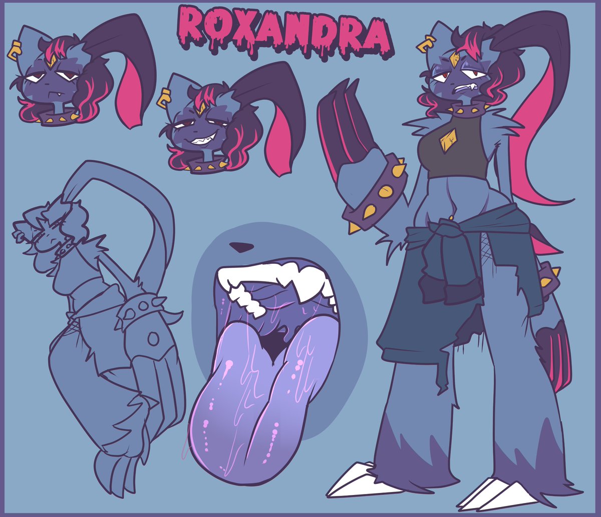 Meet Roxandra! My new giantess OC~

"Sneasler: The Free Climb Pokémon, This cunning Pokémon hides under the cover of darkness, waiting to attack its prey."

A hyper aggressive hunter, Roxandra tends to pump tinies full of power venom before toying with them~

Art by: <a href="/appdattta/">CEO of EatFun (Appdattta)</a>
