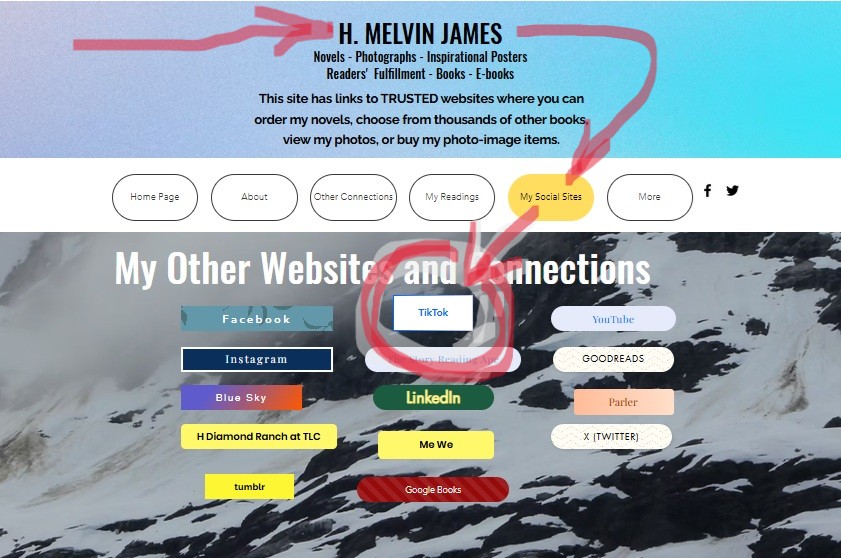 I just added TikTok as a one-click button on my website Social Media page. Check it out. #literature #novel #Novels