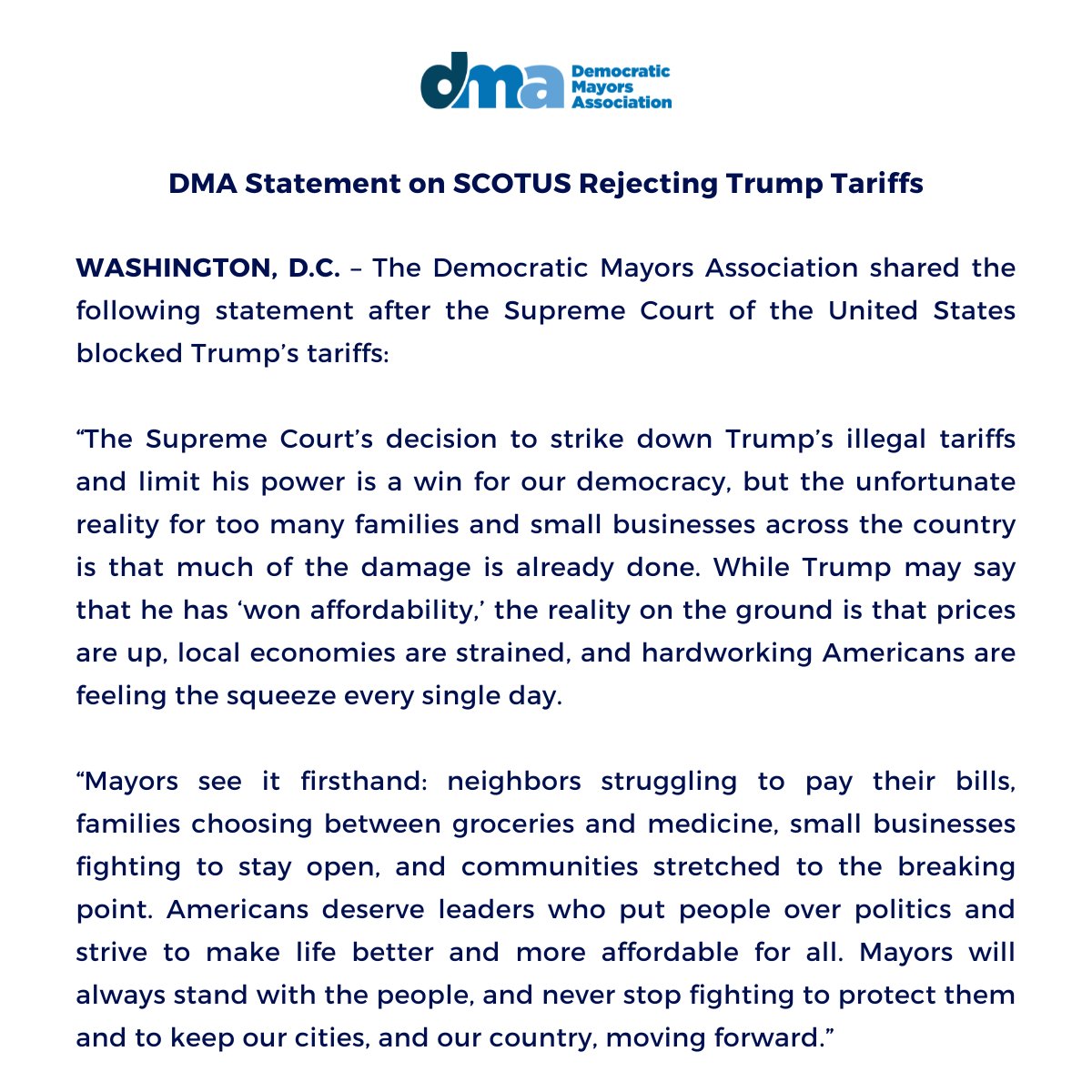 Democratic Mayors tweet media