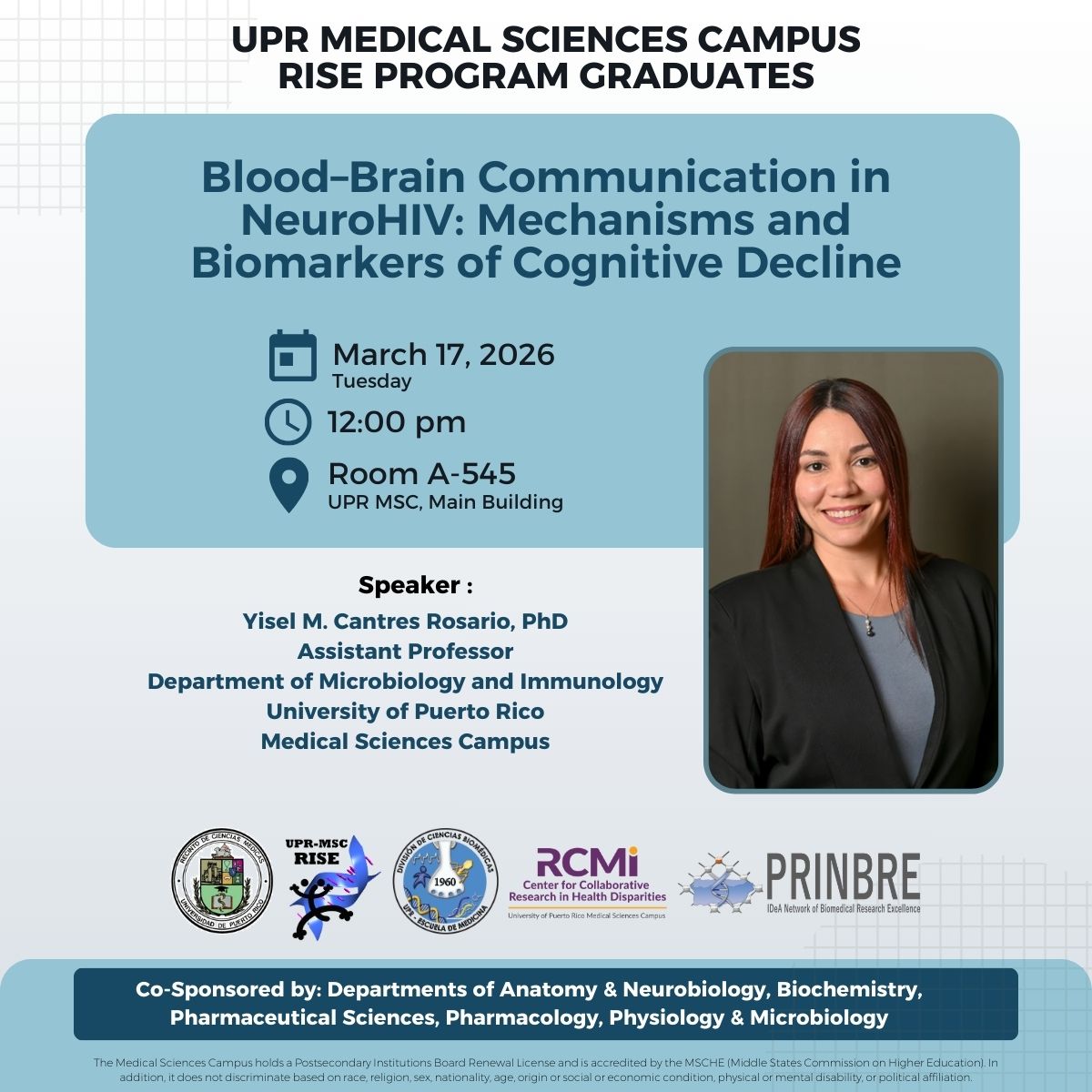 ¡No se pierdan este seminario el martes 17 de marzo a las 12PM!