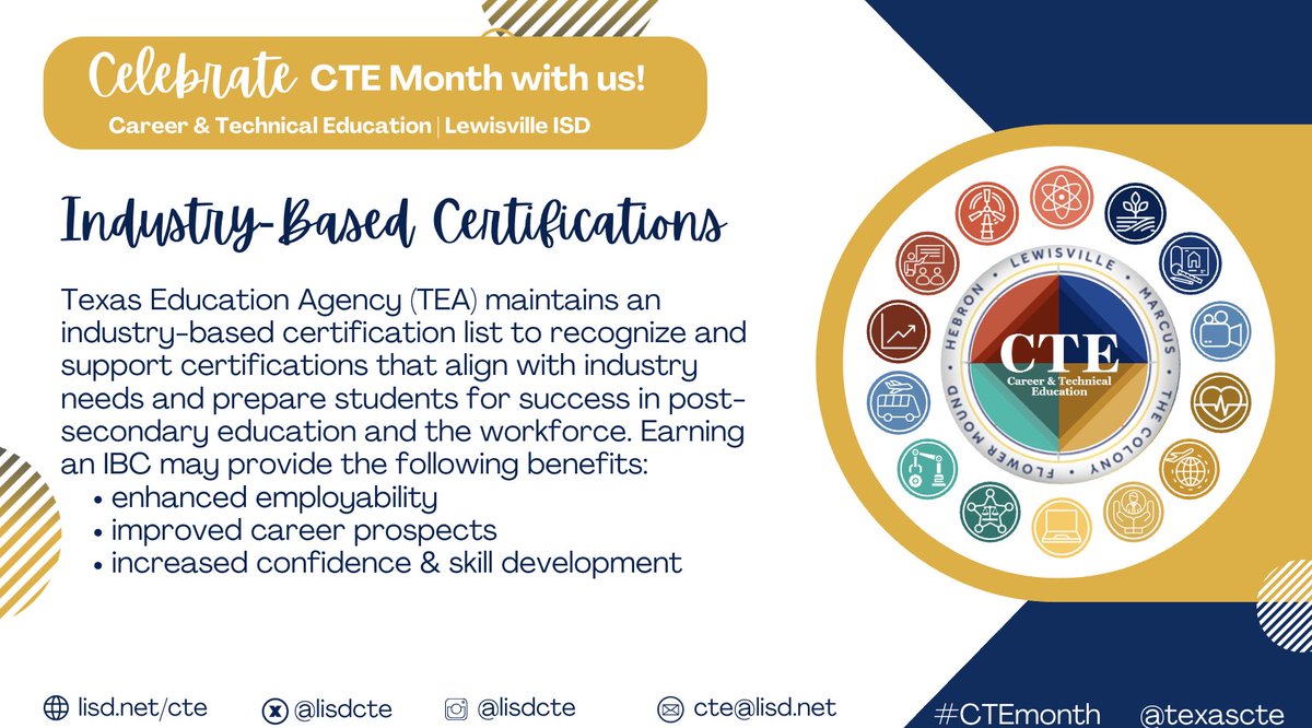 Career & Technical Education Lewisville ISD tweet media