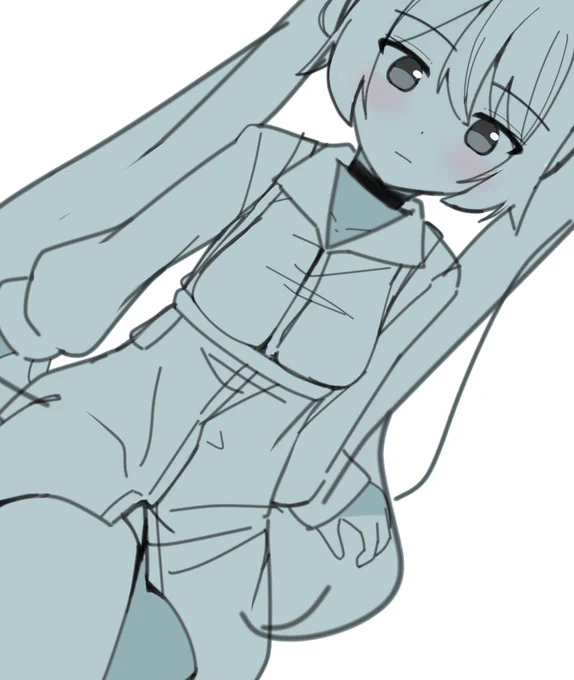 うーうー唸りながら描いている