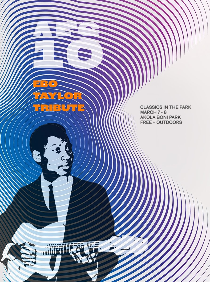 AfricaFilmSoc's tweet photo. 🙏🏿🕊️
This year’s Classics in the Park will include a special tribute to the late great Uncle Ebo Taylor. We look forward to celebrating his life with you at our 10th anniversary of Classics In The Park. March 7-8. Akola Boni Park. ACCRA + FREE + OUTDOORS.
#AFS10
#CITP2026 https://t.co/27FD61bOLd