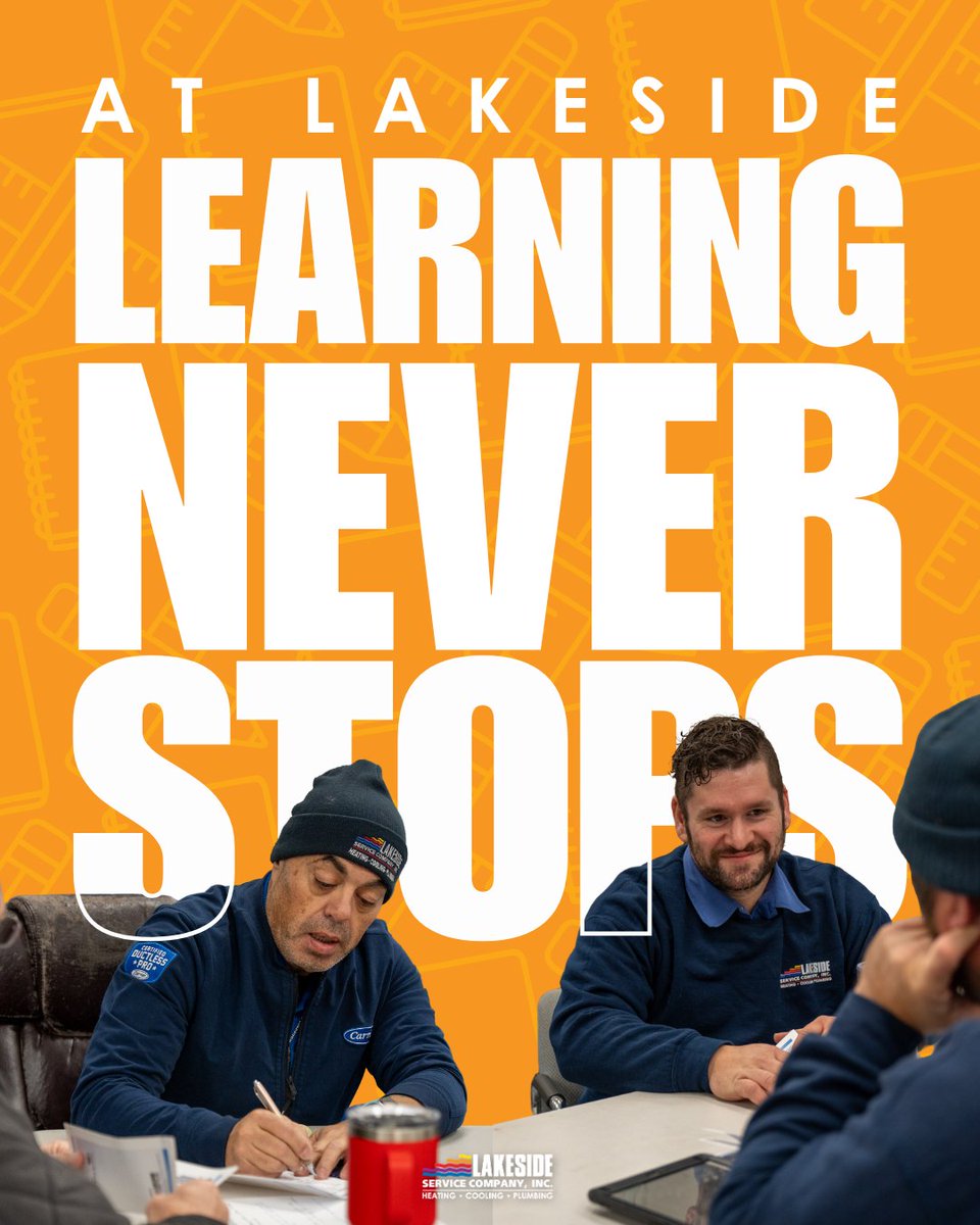 TeamLakeside83's tweet photo. Whether it’s brushing up on the latest tech or sharing real-world experience, our team thrives on collaboration. It’s how we stay sharp, and keep delivering the 5-star service your home deserves. 👨‍🏫💬⭐️ https://t.co/mwLrOGZk5w
