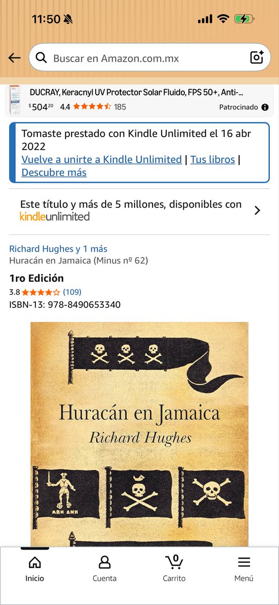 Suxa_Reed's tweet photo. La buscaba en mi biblioteca y nada! Ya estaba dudando de mi cordura, de si realmente la había leído o si quiera si existía esa novela! No me acordaba que hubo un tiempo en el que me suscribí a kindleunlimited! 🫠Hasta que se me ocurrió buscar en pedidos de hace años y la encontré https://t.co/fjlSv0wbpQ