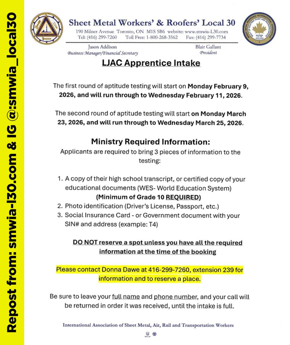 Construction Training & Apprenticeship Ontario tweet media