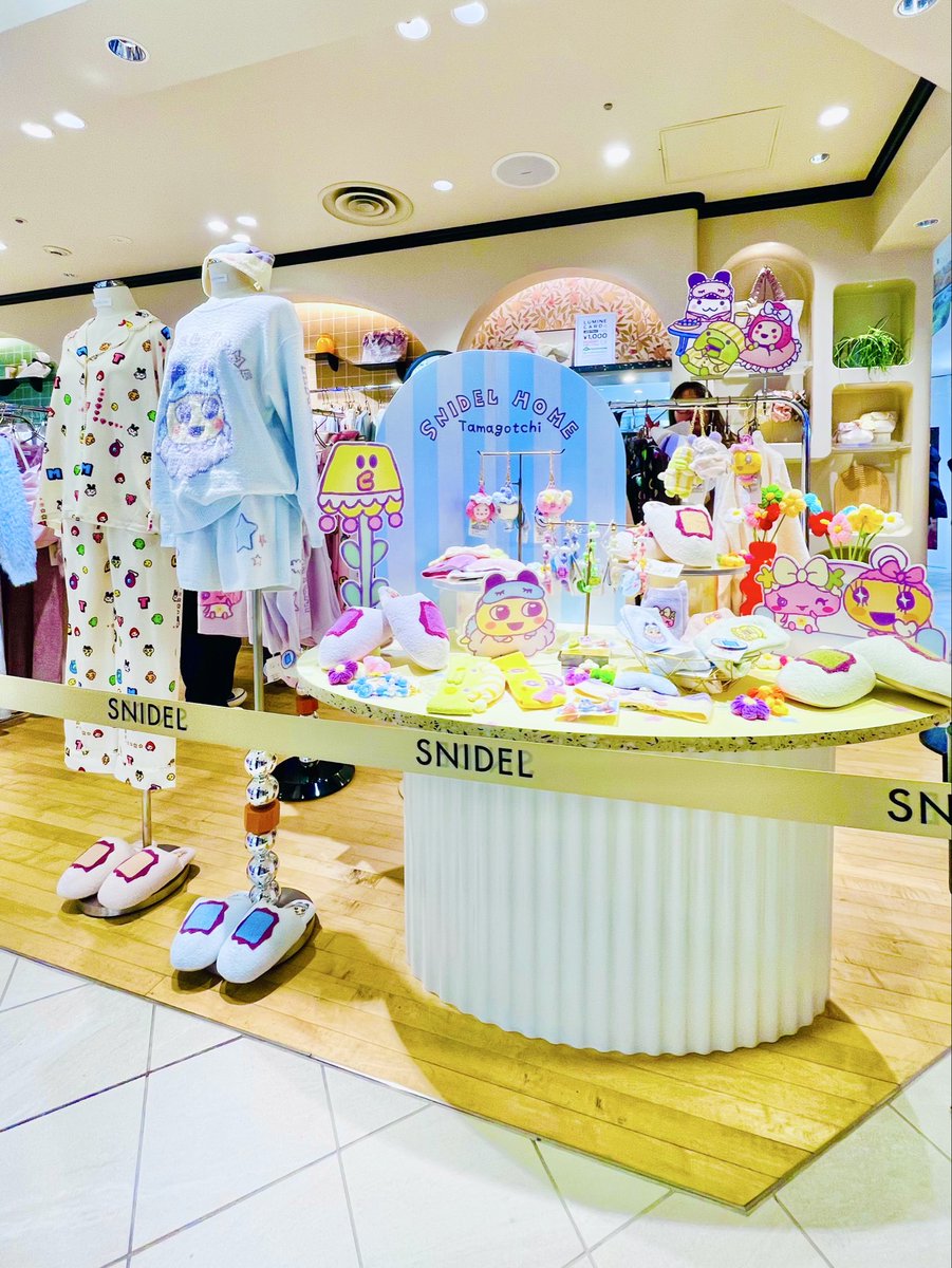 Tamagotchi x Snidel Home collection is now on shelves