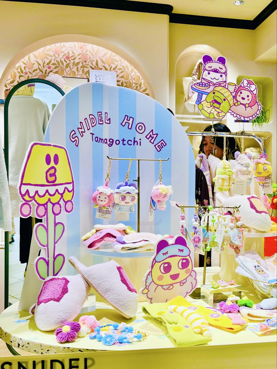 Tamagotchi x Snidel Home collection is now on shelves