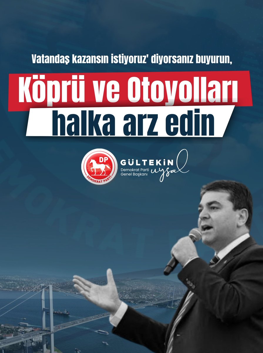 "Vatandaş kazansın istiyoruz" diyorsanız buyurun, Köprü ve Otoyolları halka arz edin!